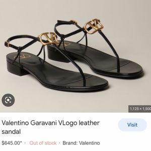 New Valentino Garavani  Sandals . Comes with boxe and dust bag .